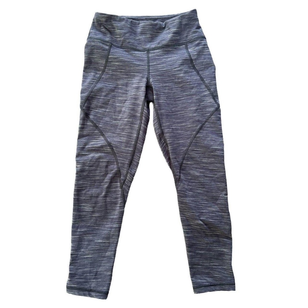 Patagonia Womens XS Space Dye Gray High Rise Athletic Leggings Yoga Pants